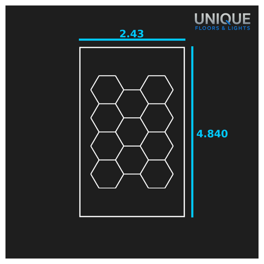 11 Hexagon & Border LED Lighting Kit - Fully Dimmable - Free Delivery