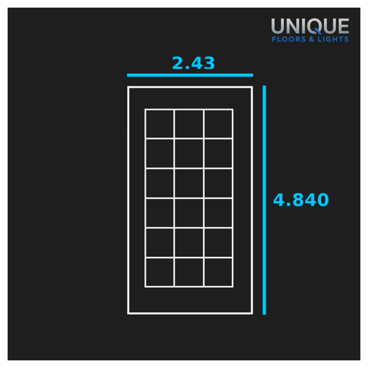 18 Square LED Lighting Kit with Border - Fully Dimmable - Free Delivery