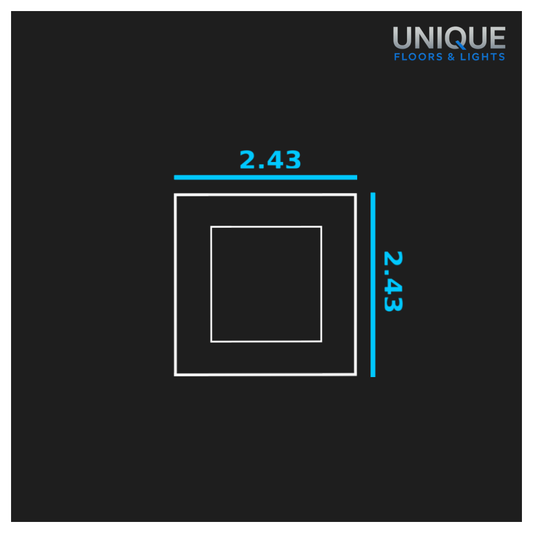 Double Square LED Border Kit - Fully Dimmable - Free Delivery