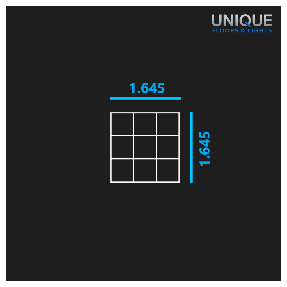 9 Square LED Lighting Kit - Fully Dimmable - Free Delivery